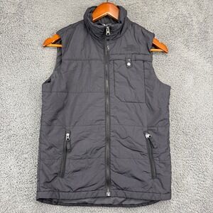 The‎ North Face Vest Boy's Large (14/16) Black Puffer Full Zip Sleeveless Jacket